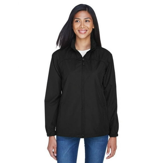 North End 78032 Women's Techno Lite Jacket-Black-2XL