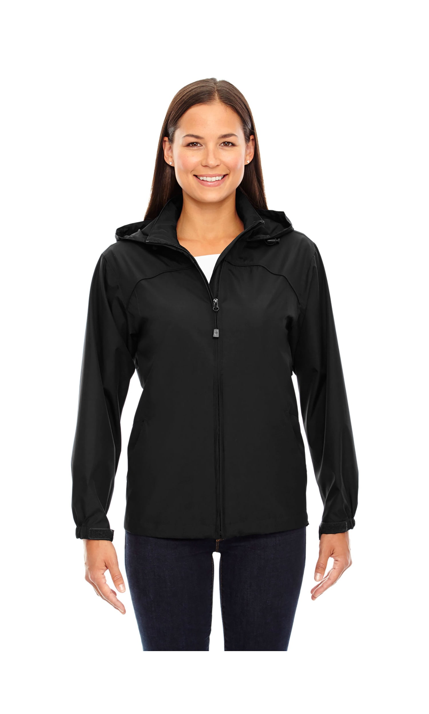 North End Women's Techno Lite Water Resistant Hooded Jacket, Style