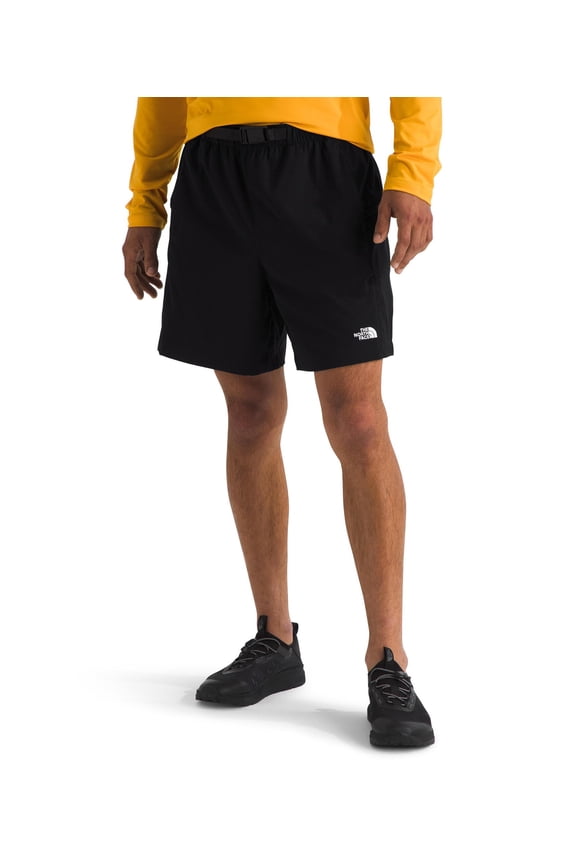 Class V Pathfinder Belted 7" Men's Outdoor Hiking Shorts, Water-Repellent, Moisture Wicking, Elastic Waistband, TNF Black, Medium, NF0A8BHV