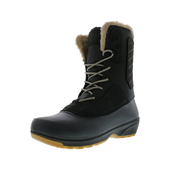 The North Face Shellista IV Mid Waterproof Boot Womens Shoes Size 10, Color: Deep Taupe/Tnf Black