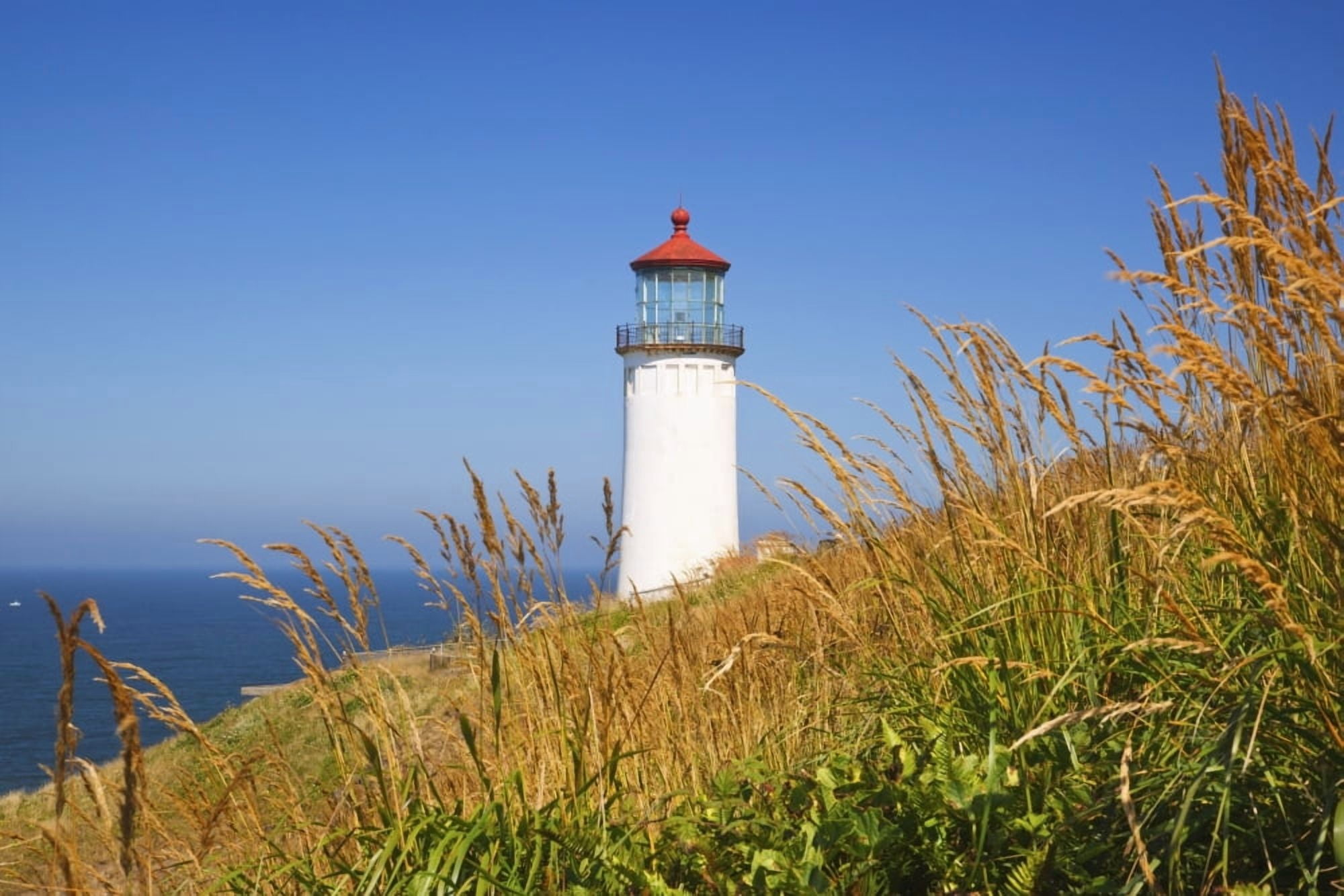 North Head Lighthouse Ilwaco Washington United States of America Canvas Art - Craig Tuttle Design Pics (38 x 24)