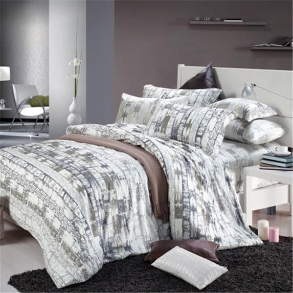 North Home NHSSQNPR0078 North Home Heritage 100 percent Cotton Sheet Set - Queen