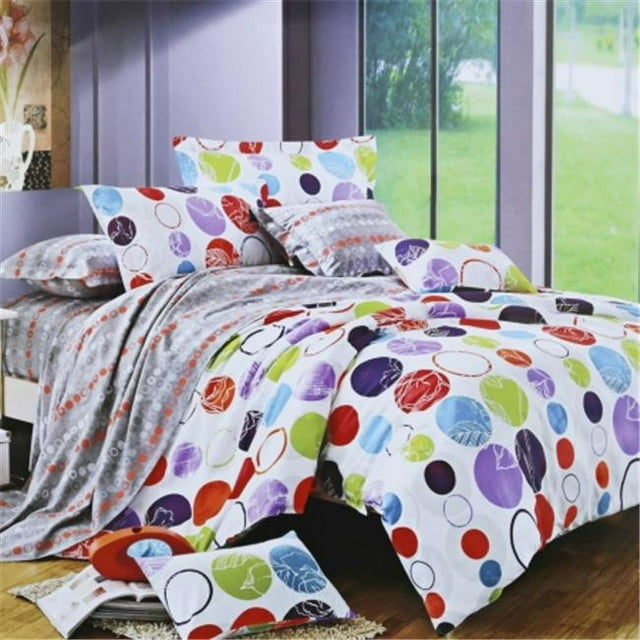 North Home NHSSTWPR0088 North Home Summertime 100 percent Cotton Sheet Set - Twin