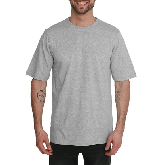 North Hudson Men's Classic Fit Crew Neck Jersey T-Shirt