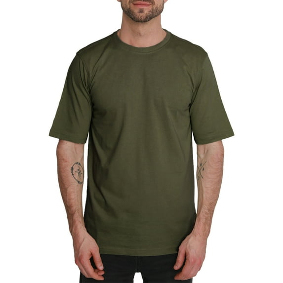 North Hudson Men's Classic Fit Crew Neck Jersey T-Shirt