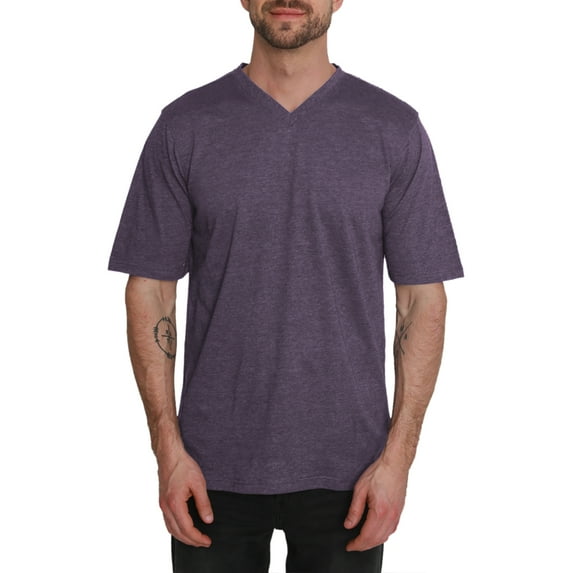 North Hudson Men's Classic Fit V-Neck Jersey T-Shirt