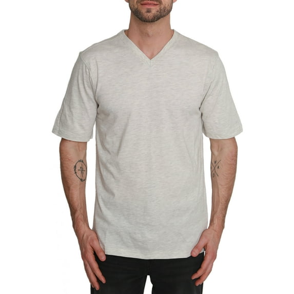 North Hudson Men's Classic Fit V-Neck Jersey T-Shirt