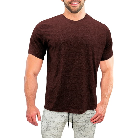 North Hudson, Men's Short Sleeve, Grindle Jersey, Crew Neck Tee Shirt , with contrast collar
