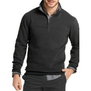 North Hudson Outfitters Men's Sueded Fleece Zip Sweatshirt