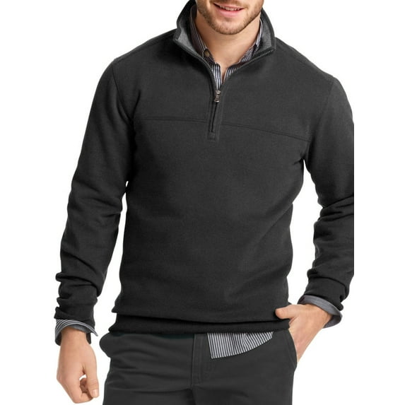 North Hudson Outfitters Men's Sueded Fleece Zip Sweatshirt