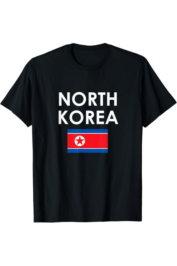 North Korea Flag T Shirt for N Korean Loving Americans T-Shirt