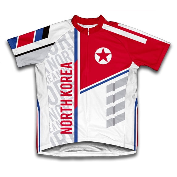 North Korea ScudoPro Short Sleeve Cycling Jersey  for Women - Size M