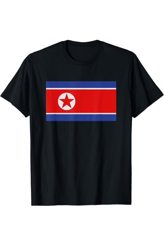 North Korean Flag North Korea T-Shirt T-Shirt
