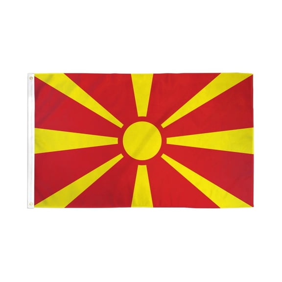 North Macedonia Flag 2x3ft Poly