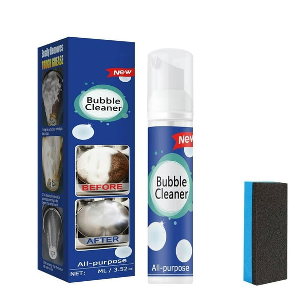 North Moon Bubble Cleaner Foam, Bubble Cleaner Foam Spray, Foaming Heavy Oil Stain Cleaner, All Purpose Rinse Free Cleaner Spray