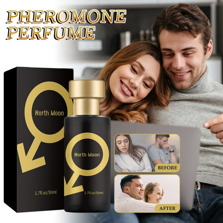 Lure Her Perfume for Men, Pheromone Cologne for Men North Moon, Attract  Women and Boost Confidence with Romantic Glitter Perfume Gift (3 Pcs)