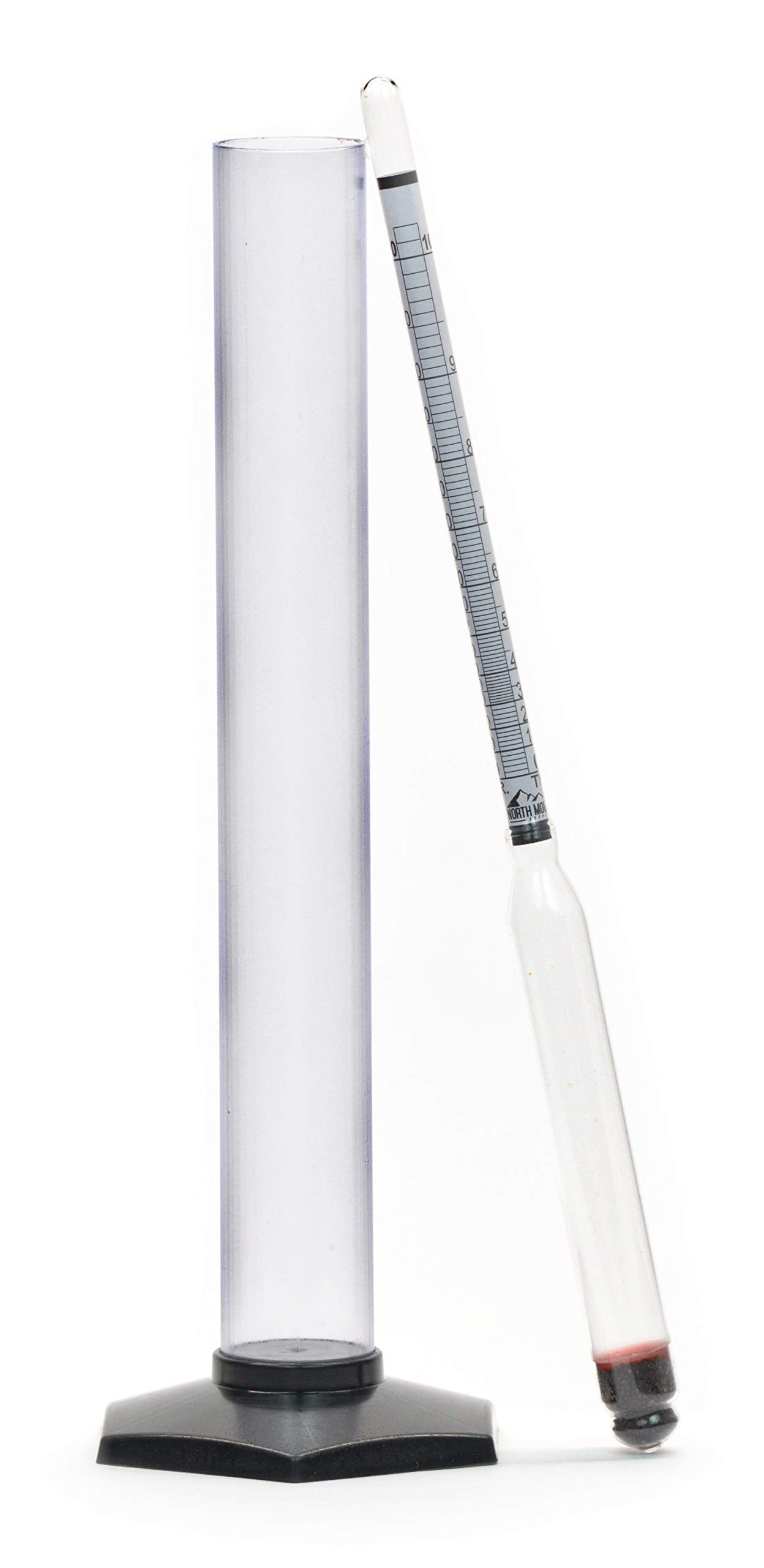 North Mountain Supply Premium Glass Proof & Tralle Hydrometer