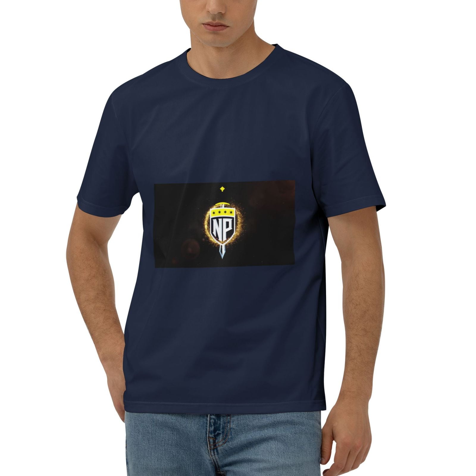 North Park University Logo Men S Short Sleeve Tees Moisture Wicking Odor Protection T Shirt