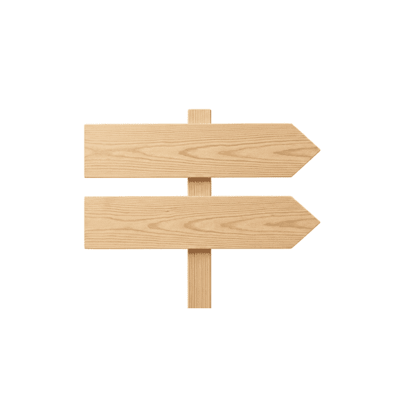 Unfinished Wooden Directional Arrow Signs with Stakes Set of 1 Blank DIY Craft Signposts for Yard, Garden, Parties, Weddings & Home Decor
