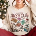 thumbnail image 1 of North Pole Book Club Sweatshirt, Acotar Bookish Shirt, Acotar Fan Shirts, Sjm Book Lover, Bookworm TSHIRT All Size S-5XL, 1 of 5