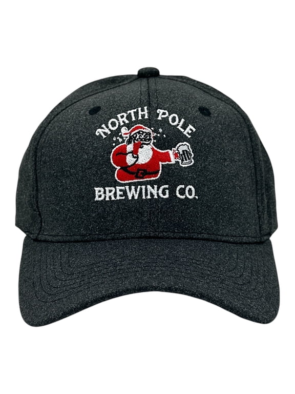 North Pole Brewing Co Hat Funny Sarcastic Christmas Beer Company Graphic Novelty Cap