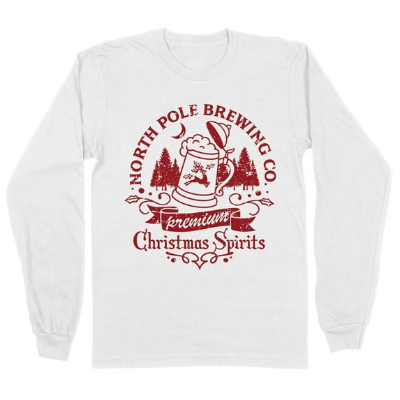 North Pole Brewing Co Long Sleeve Shirt Unisex 2X-Large White