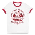 thumbnail image 1 of North Pole Brewing Co Ringer Tee Shirt Unisex Large White/Red, 1 of 5
