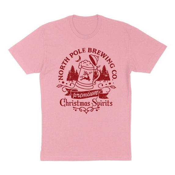 North Pole Brewing Co Shirt Unisex Small Pink