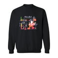 thumbnail image 1 of North Pole Clan In Action Sweatshirt Men -Image by Shutterstock, Male Medium, 1 of 4
