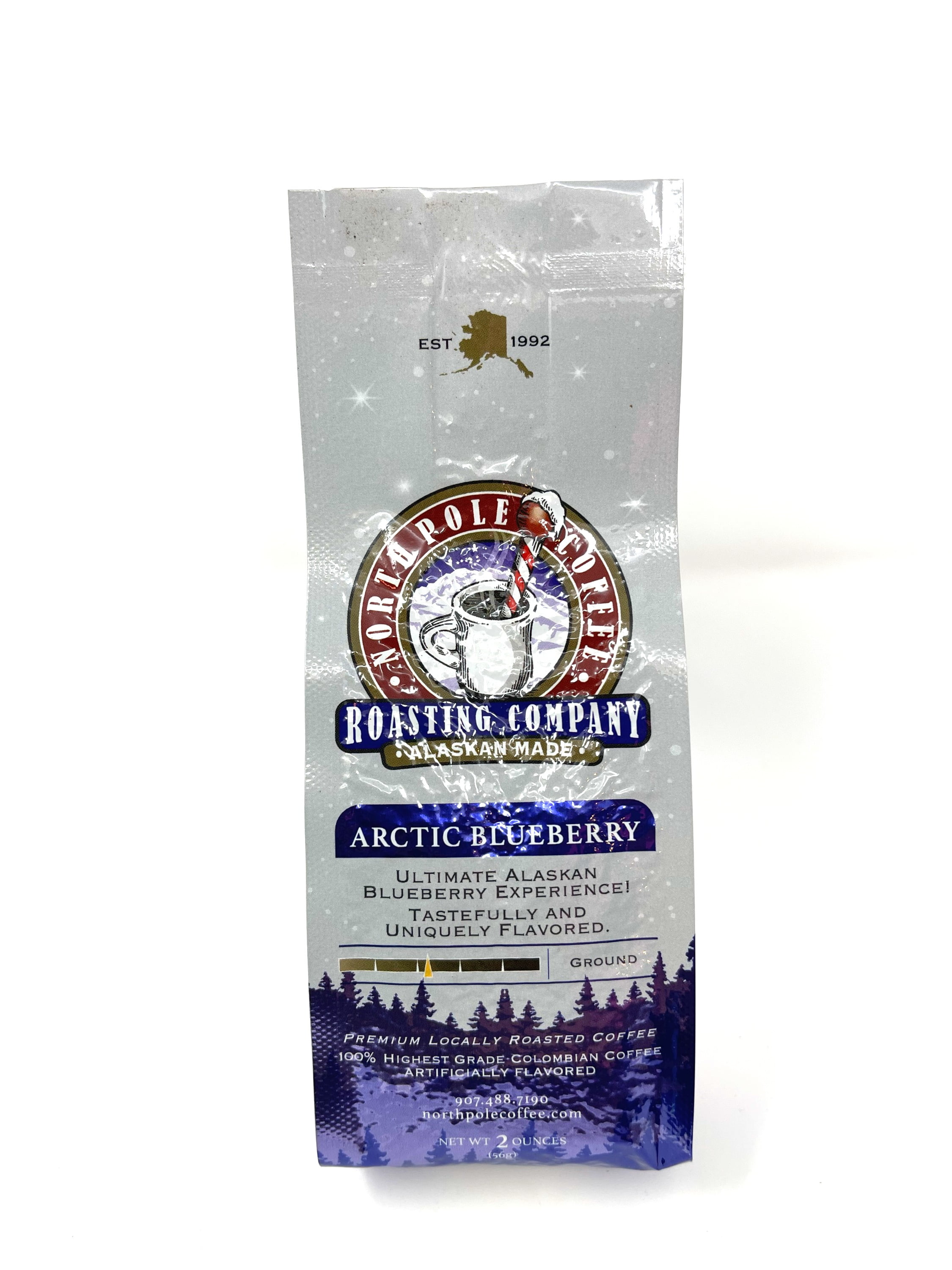 North Pole Coffee Ak Npc 2oz Arctic Bluebrry