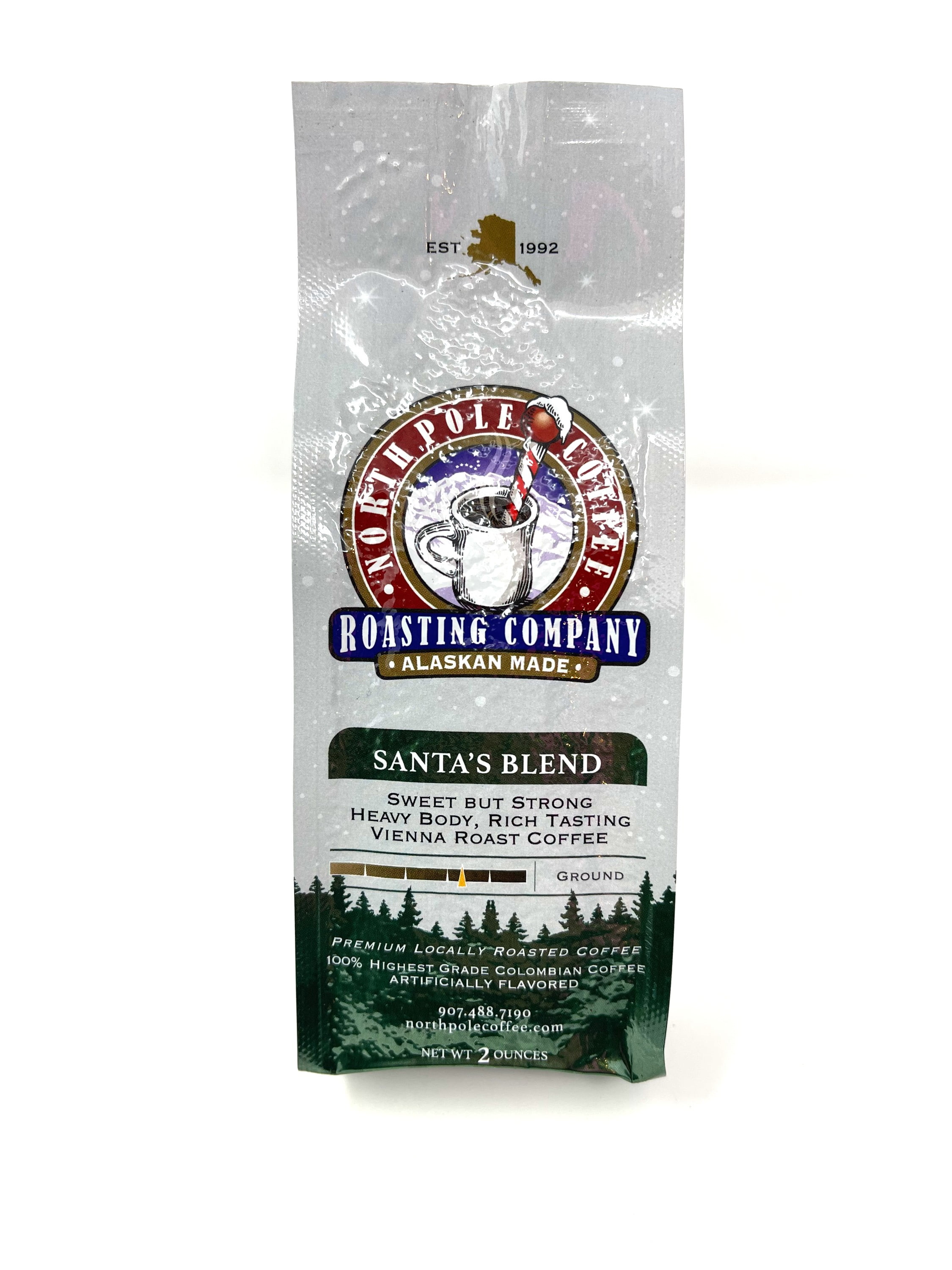 North Pole Coffee Ak Npc 2oz Santa Blend