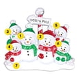 thumbnail image 1 of North Pole Family of 6 Personalized Christmas Ornament DO-IT-YOURSELF, 1 of 2