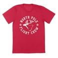 thumbnail image 1 of North Pole Flight Crew Holiday Christmas Graphic Red Mens T-Shirt, 1 of 1
