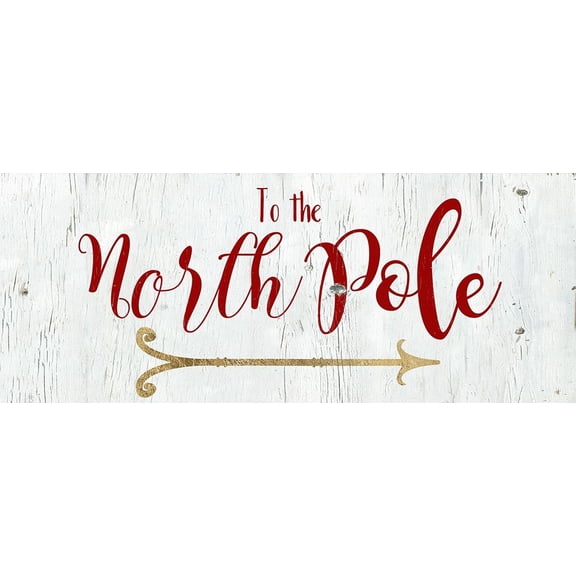 North Pole Poster Print by Daniela Santiago (36 x 15)