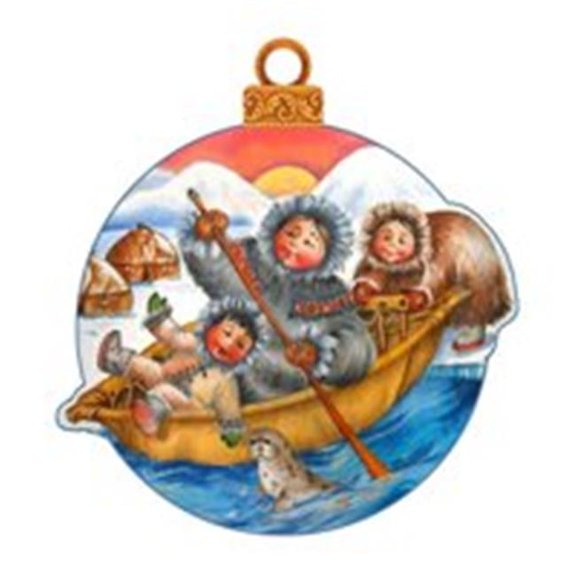 North Pole Santa Christmas Door Hanger