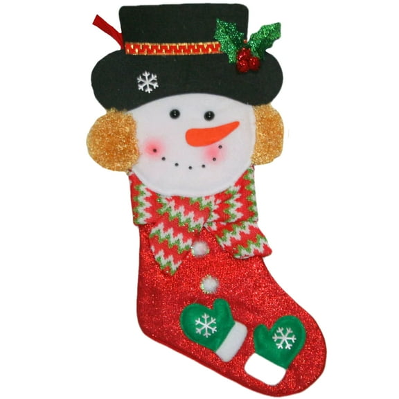 North Pole Snowman Christmas Stocking (22.5" Tall)