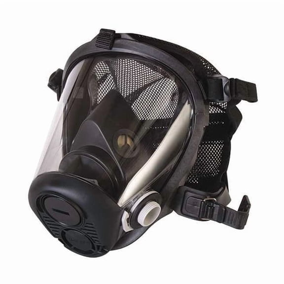 North RU6500 Series Silicone Full Facepiece Respirator with 4 Point Mesh Headstrap Medium (RU65002M)