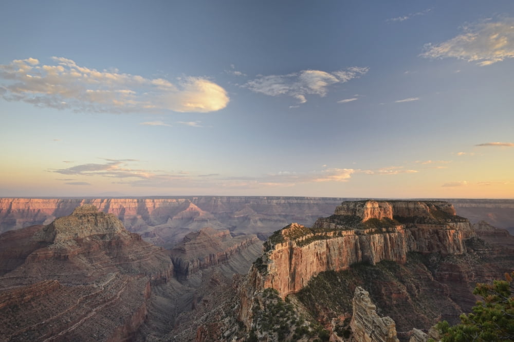 North Rim Of The Grand CanyonArizona Usa Canvas Art - Peter Carroll Design Pics (36 x 24)