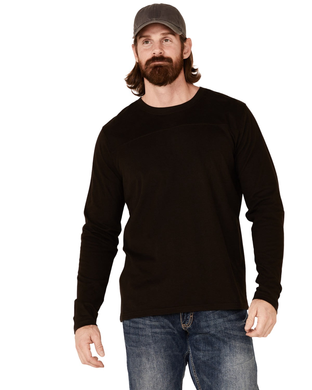 Men'S Copper Brown Short Sleeve Mock Neck T.Shirt main image 0