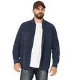 thumbnail image 1 of North River Men's Solid Corduroy Long Sleeve Button-Down Shirt - NRM6387-BLU XX-, 1 of 4