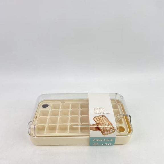 North Rocks Ice cube moulds,Ice Cube Tray, Easy Release Ice Mold - Silicone 30 pcs Ice Cube Trays for freezer - Ice Box for Cocktail, Tea, Coffee