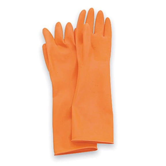 North Safety 068-AK1815-O-10 10 x 15 in. 20 mil Clean Room Gloves - Orange