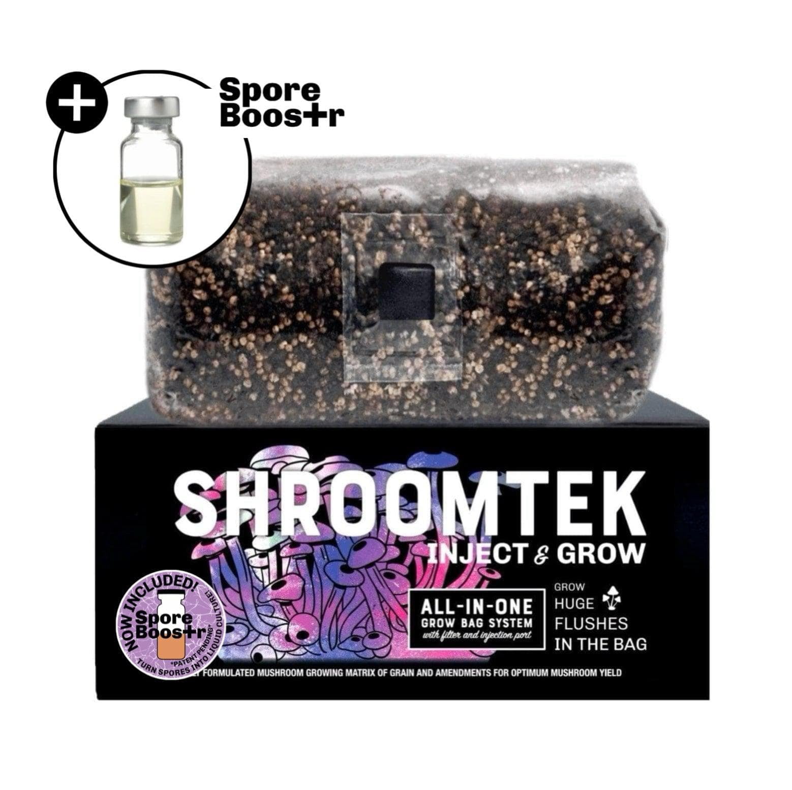 North Spore ShroomTek + Spore Boostr All-in-One Mushroom Grow Bag