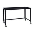 thumbnail image 1 of North Star 48"W Mobile Metal Desk for Home Office Black, 1 of 5