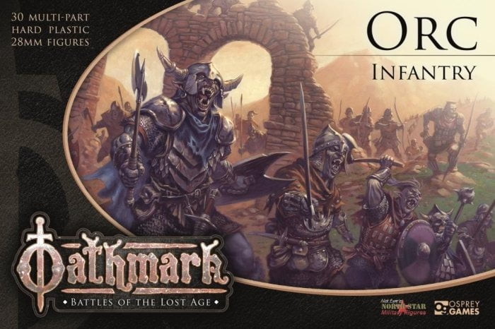 North Star Fantasy Miniatures Oathmark: 28mm Orc Infantry Box Set NOR ...