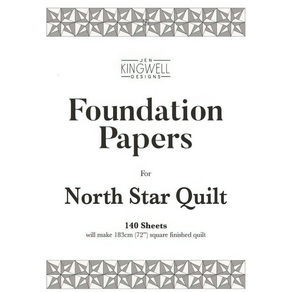 North Star Quilt Foundation Papers by Jen Kingwell