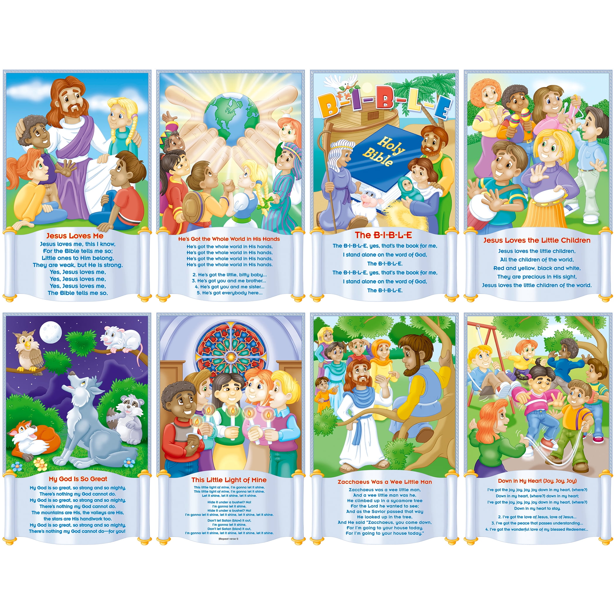 North Star Teacher Resources Children's Bible Songs Charts