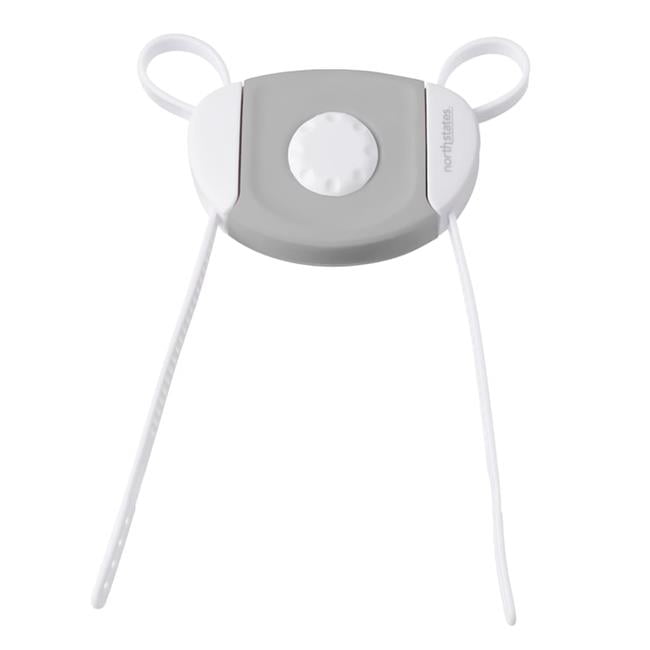 North States 5021331 Toddleroo Gray & White Plastic Cabinet Flex Lock