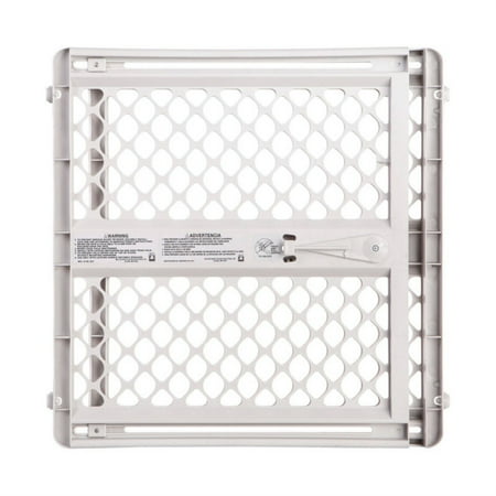 Toddleroo by North States Supergate Classic Gray Baby Gate, 26''-42'' Easy to Use