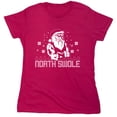 thumbnail image 1 of North Swole Sarcastic Humor Novelty Funny Women's Casual Tees, 1 of 3